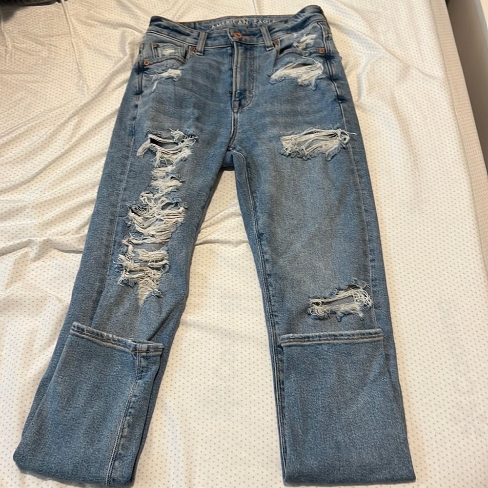 american eagle jeans worn some